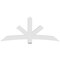 Ekena Millwork Alberta Architectural Grade PVC Gable Bracket, 84"W x 35"H x 4"D x 6"F, 10/12 Pitch GBP084X35X0406ALB00 - alternate 5